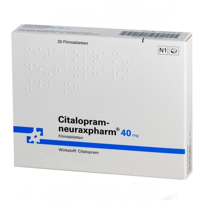 Citalopram Neuraxpharm 40 mg