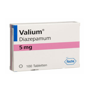 Benzodiazepine: Diazepam 5 mg Valium