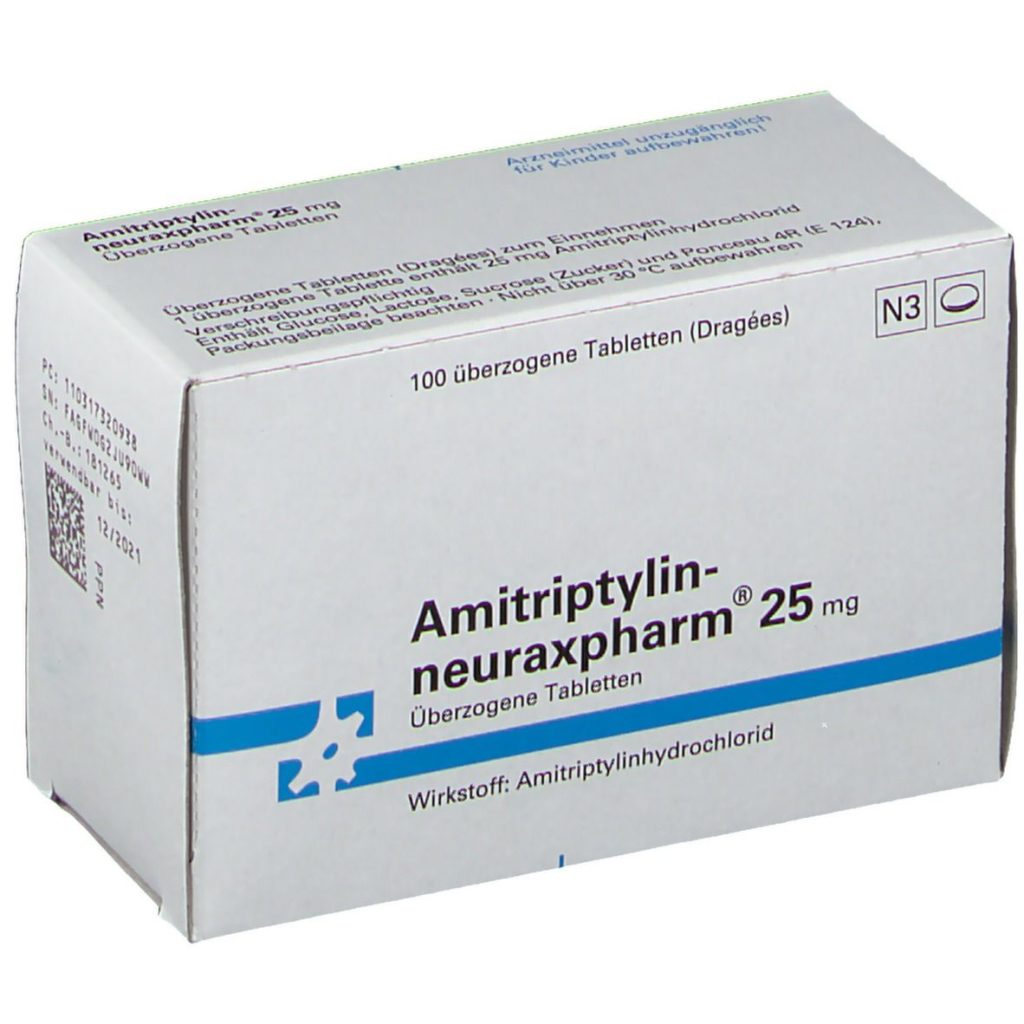 Amitriptylin Neuraxpharm 25 mg (Antidepressiva)