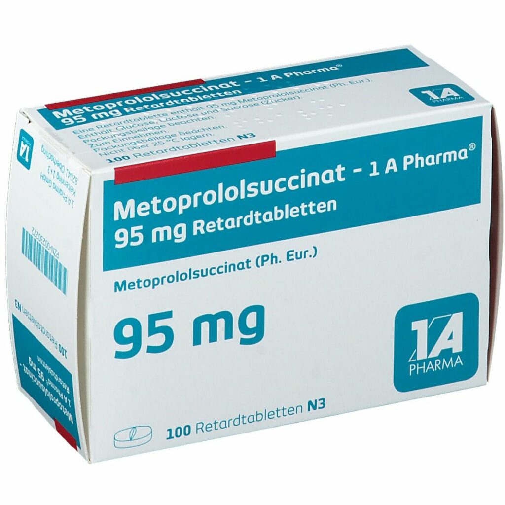 Metoprololsuccinat - 1 A Pharma® 95 mg
