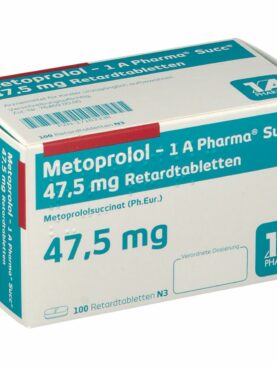 Metoprolol 1 A Pharma Succ. 47,5 mg 100 Tabletten