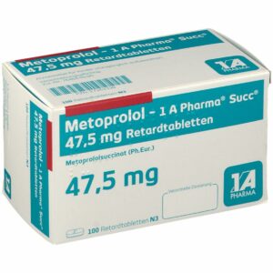 Metoprolol - 1 A Pharma® Succ® 47,5 mg